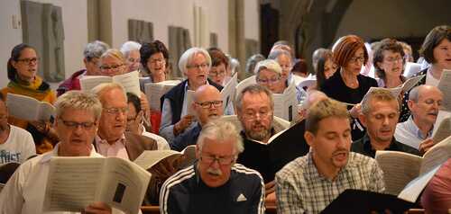 Zweiter Diözesaner Singtag am 22. September 2018 im Dom Feldkirch.